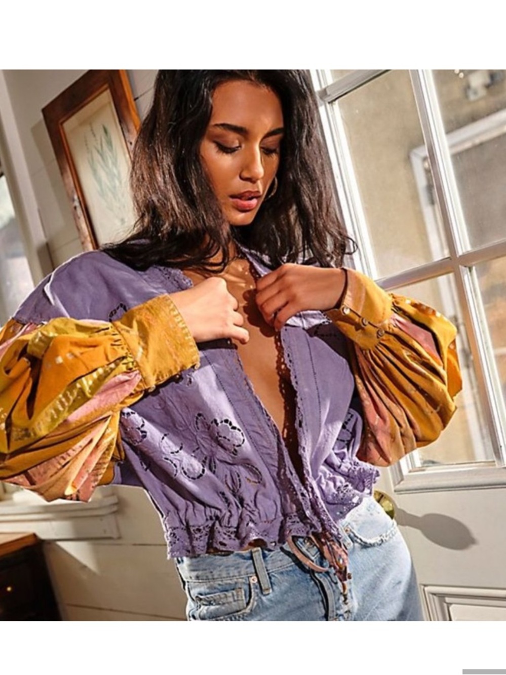 Free People lovers lane kimono jacket